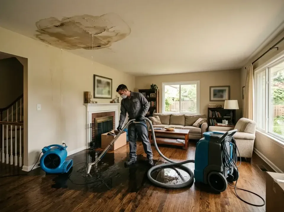 attic-pipe-burst-ceiling-drip-008 — frequently asked questions, Water Damage Restoration & Carpet Care in Elk River, MN
